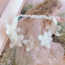 Load image into Gallery viewer, Assorted Girls Sheer Lace and Pearls Hair Accessories for Flower Girls and Special Events