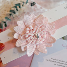 Load image into Gallery viewer, Assorted Girls Sheer Lace and Pearls Hair Accessories for Flower Girls and Special Events