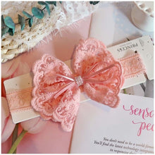 Load image into Gallery viewer, Assorted Girls Sheer Lace and Pearls Hair Accessories for Flower Girls and Special Events