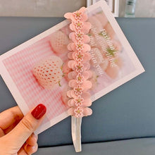 Load image into Gallery viewer, Assorted Girls Sheer Lace and Pearls Hair Accessories for Flower Girls and Special Events