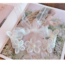 Load image into Gallery viewer, Assorted Girls Sheer Lace and Pearls Hair Accessories for Flower Girls and Special Events