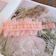 Load image into Gallery viewer, Assorted Girls Sheer Lace and Pearls Hair Accessories for Flower Girls and Special Events