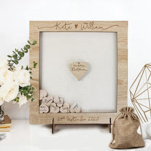 Load image into Gallery viewer, square wedding wish drop frame