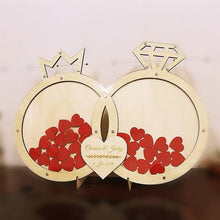 Load image into Gallery viewer, Wedding Engagement Rings-Wish Frame-Drop Box-Guest Book Alternative