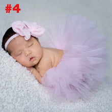 Load image into Gallery viewer, Princess Cranberry Tutu with Vintage Headband Newborn Photography Prop Tutu Skirt Baby Shower Gift TS078