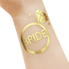 Load image into Gallery viewer, Stickers for Team Bride Tribe - Bridesmaid - Mr and Mrs Glass Stickers for Bride To Be Bachelorette Party Bridal Shower decoration