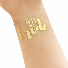 Load image into Gallery viewer, Stickers for Team Bride Tribe - Bridesmaid - Mr and Mrs Glass Stickers for Bride To Be Bachelorette Party Bridal Shower decoration