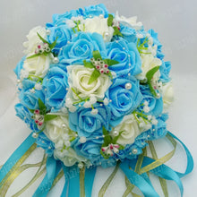 Load image into Gallery viewer, Handmade Floral Bouquets- Artificial Wedding Roses
