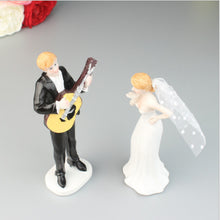 Load image into Gallery viewer, Assorted Styles Bride and Groom Wedding Cake Topper Figurines with Tulle Veil Detail