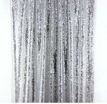 Load image into Gallery viewer, Shimmer Sequin Backdrop Curtain For Wedding - Birthday Party- Anniversary - Background Photo Prop