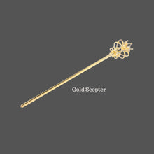 Load image into Gallery viewer, Fairy Wands - Princess Scepters in Silver and Gold - Costume Prop - Mis Quince Decoration