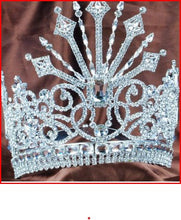 Load image into Gallery viewer, Luxurious Stargazer Large Crown Austrian Rhinestones Crystal Diadem