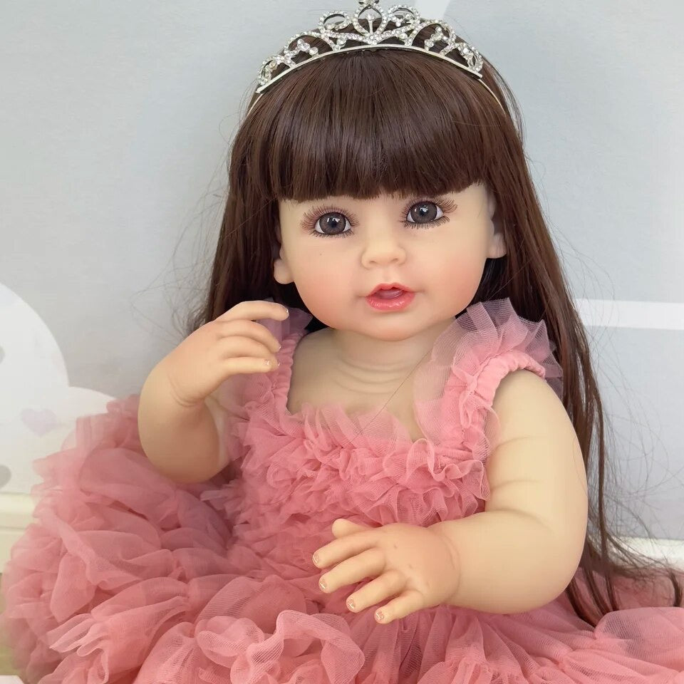Sweet Pink Princess Doll with Tiara