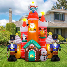 Load image into Gallery viewer, Huge Christmas Inflatable Candy Castle
