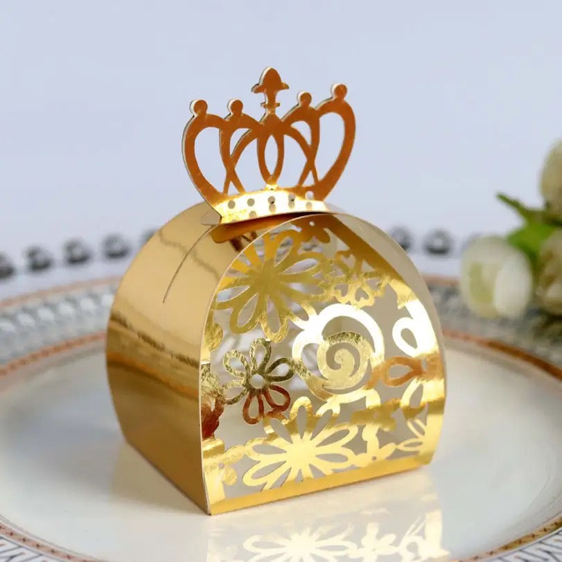 Crown Paper Candy Box- Favor Box