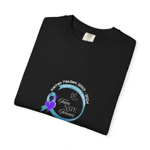 Load image into Gallery viewer, In Honor of Our Nathan - Tee Shirt - Unisex Garment-Dyed T-shirt for Mental Health Awareness, Support Tee, Suicide Prevention Shirt, Out of the Darkness Walk
