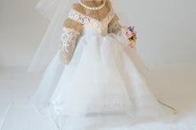 Load image into Gallery viewer, Adorable Wedding Bear Couple - Teddy Bear Bride and Groom in a Tux
