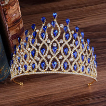 Load image into Gallery viewer, Luxury Waves of Glitter Royal Tiara-Crown for Bride or Quinceanera - Prom - Pageant

