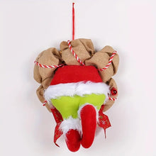 Load image into Gallery viewer, Elf Legs Door or Window Holiday Christmas Decoration
