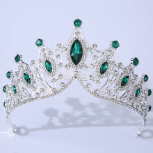 Load image into Gallery viewer, Baroque Vintage Times Crystal Bridal Tiara-Crown for Pageant-Princess-Bride-Quinceanera
