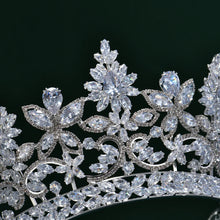 Load image into Gallery viewer, Luxury  Cubic Zirconia Crowns For Bride-or High End Mis Quince Headpiece
