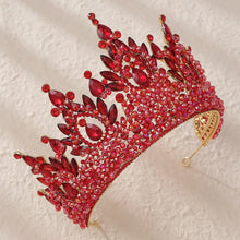 Load image into Gallery viewer, Let&#39;s Go Big Crown-Tiara Handmade with Beaded Crystal for Bridal or Quinceanera Occasions
