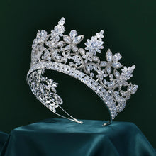 Load image into Gallery viewer, Luxury  Cubic Zirconia Crowns For Bride-or High End Mis Quince Headpiece
