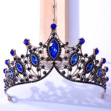 Load image into Gallery viewer, Baroque Vintage Times Crystal Bridal Tiara-Crown for Pageant-Princess-Bride-Quinceanera
