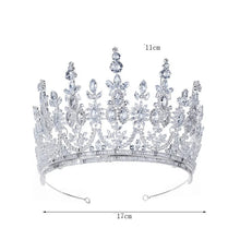 Load image into Gallery viewer, Luxury  Cubic Zirconia Crowns For Bride-or High End Mis Quince Headpiece
