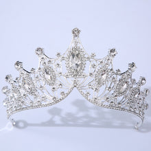 Load image into Gallery viewer, Baroque Vintage Times Crystal Bridal Tiara-Crown for Pageant-Princess-Bride-Quinceanera
