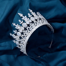 Load image into Gallery viewer, Luxury  Cubic Zirconia Crowns For Bride-Wedding Hair Accessories-Mis Quince Headpiece
