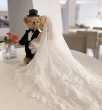 Load image into Gallery viewer, Here Comes the Bride and Groom Teddy Bear Couple
