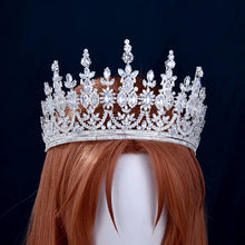 Load image into Gallery viewer, Luxury  Cubic Zirconia Crowns For Bride-or High End Mis Quince Headpiece
