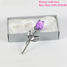 Load image into Gallery viewer, Lot of Fifty Pieces-Gift Boxed Crystal Rose Party Favor Keepsake
