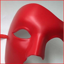 Load image into Gallery viewer, Phantom Masquerade Party Mask - Half Face Men-Carnival Costume Prop
