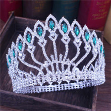 Load image into Gallery viewer, Absolutely Regal Crystal Queen Bridal Crown-Pageant or Mis Quince Tiara
