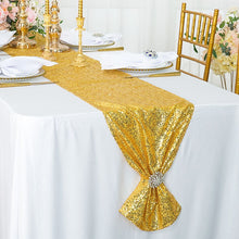 Load image into Gallery viewer, Sequin Table Runners for Wedding - Birthday - Party Table Decorations
