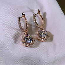 Load image into Gallery viewer, Gorgeous Cubic Zirconia Earrings for Special Occasions- Weddings- Mis Quince Events 
