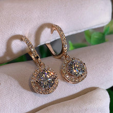 Load image into Gallery viewer, Gorgeous Cubic Zirconia Earrings for Special Occasions- Weddings- Mis Quince Events 
