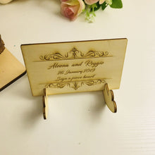 Load image into Gallery viewer, Custom Wedding Wood Guest Book Idea-Personalized Wish Drop Tier
