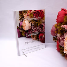 Load image into Gallery viewer, Custom Design Wedding Signature Guest Book Personalized Acrylic Mirror Cover
