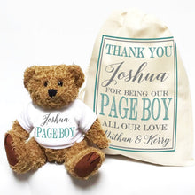 Load image into Gallery viewer, Personalized Bridal Party Teddy Bears - Flower Girl - Ring Boy- Bridesmaids
