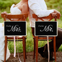 Load image into Gallery viewer, Rustic Wedding Blank Blackboard Wedding Photo Props Signs
