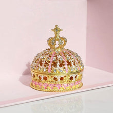 Load image into Gallery viewer, Crown Ring Jewelry Box Holder for Wedding Day
