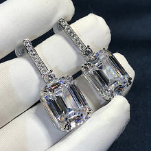 Load image into Gallery viewer, Luxury Drop Earrings with Square Crystal AAA Cubic Zirconia-Fashion Wedding Accessories Jewelry
