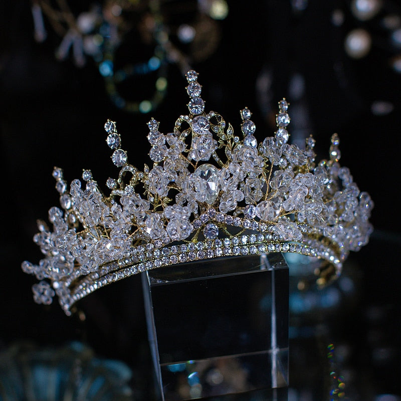 Glamour Princess Tiaras - Crowns Headpiece for Bride or Quinceanera 