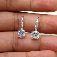 Load image into Gallery viewer, Gorgeous Cubic Zirconia Earrings for Special Occasions- Weddings- Mis Quince Events 
