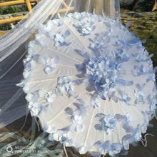 Load image into Gallery viewer, Fancy Decorative Parasols -Umbrellas with Ribbons and Flowers
