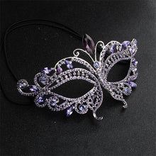 Load image into Gallery viewer, High-end Luxury Masquerade Princess Rhinestone Mask
