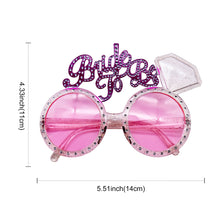 Load image into Gallery viewer, Pink Bling Diamond Bridal To Be Glasses for Bridal Shower or Bachelorette Party
